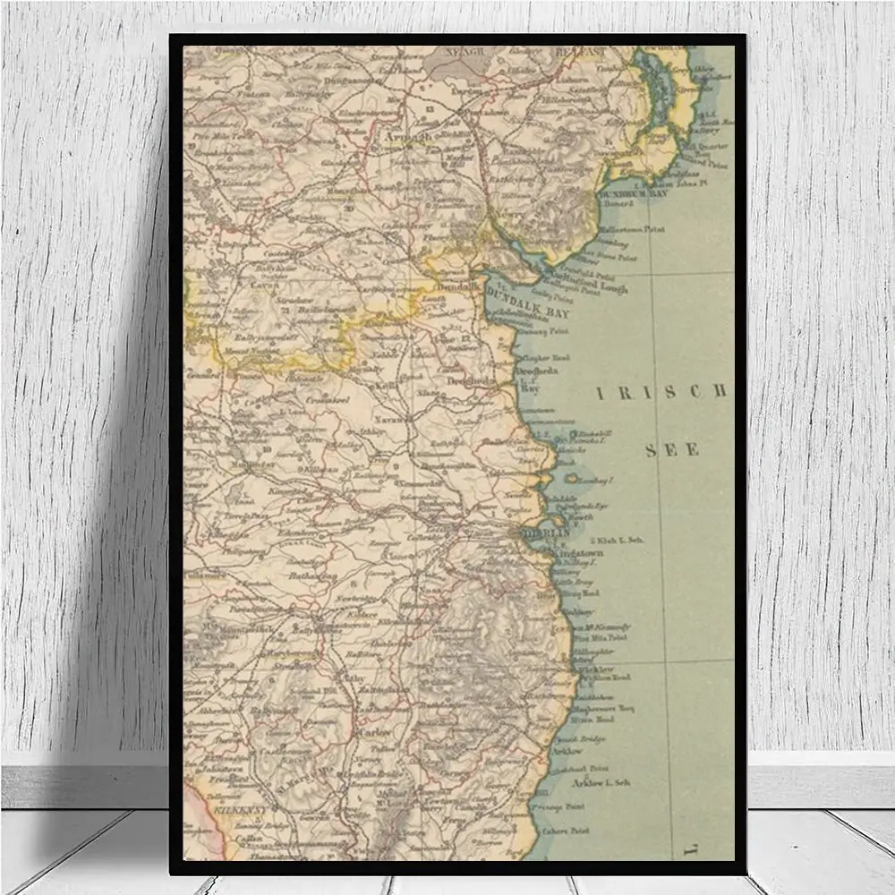 Vintage Map of Ireland (1888) canvas prints Canvas Painting Poster Modern Family Room Living Room Decoration
Vintage Map of Ireland (1888) canvas prints Canvas Painting Poster Modern Family Room Living Room Decoration