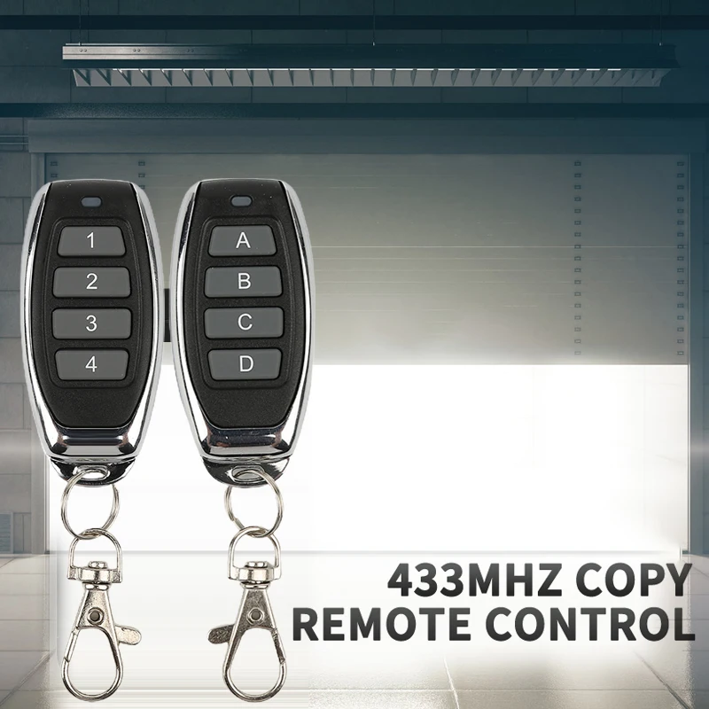 Universal Remote Control 433MHz Wireless Cloning Duplicator Key Clone Fixed Learning Code Smart Gadgets Command Opener
Universal Remote Control 433MHz Wireless Cloning Duplicator Key Clone Fixed Learning Code Smart Gadgets Command Opener