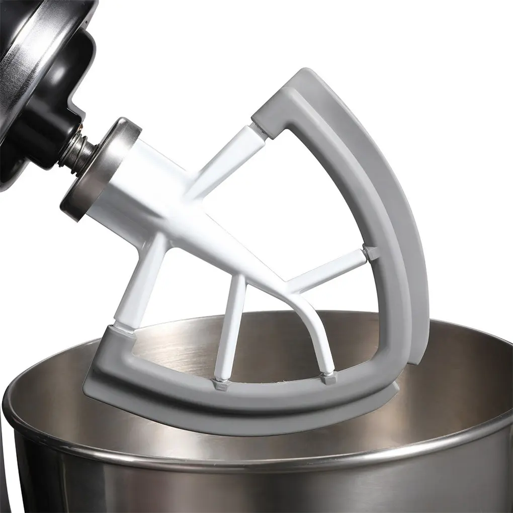 New Tilt-Head Flat Beater Silicone Mixer Paddle Home Kitchen Mixing Attachment Replacement for Kitchenaid 4.5-5QT
New Tilt-Head Flat Beater Silicone Mixer Paddle Home Kitchen Mixing Attachment Replacement for Kitchenaid 4.5-5QT