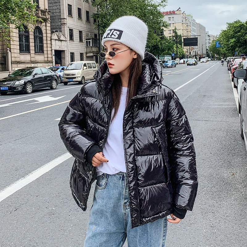 Moko Fashion Short Glossy Parka Streetwear 2020 New Winter Jacket Women Bright Color Hooded Parka Coat
Moko Fashion Short Glossy Parka Streetwear 2020 New Winter Jacket Women Bright Color Hooded Parka Coat