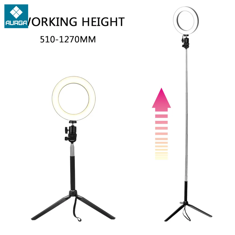 Mini LED Fill Ring Light 6 Inches Tripod Stand Phone Holder Selfie Makeup Live Streaming Dimmable Ring Light Photography Lamp
Mini LED Fill Ring Light 6 Inches Tripod Stand Phone Holder Selfie Makeup Live Streaming Dimmable Ring Light Photography Lamp