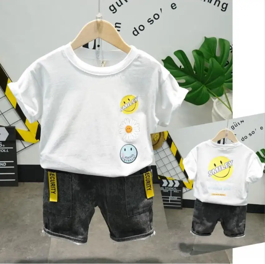 Children Cotton Clothing 2-7 years Summer New Baby Girls Sets Toddler Boys Cartoon Tops and Shorts Infant Playsuit KIDS sets
Children Cotton Clothing 2-7 years Summer New Baby Girls Sets Toddler Boys Cartoon Tops and Shorts Infant Playsuit KIDS sets