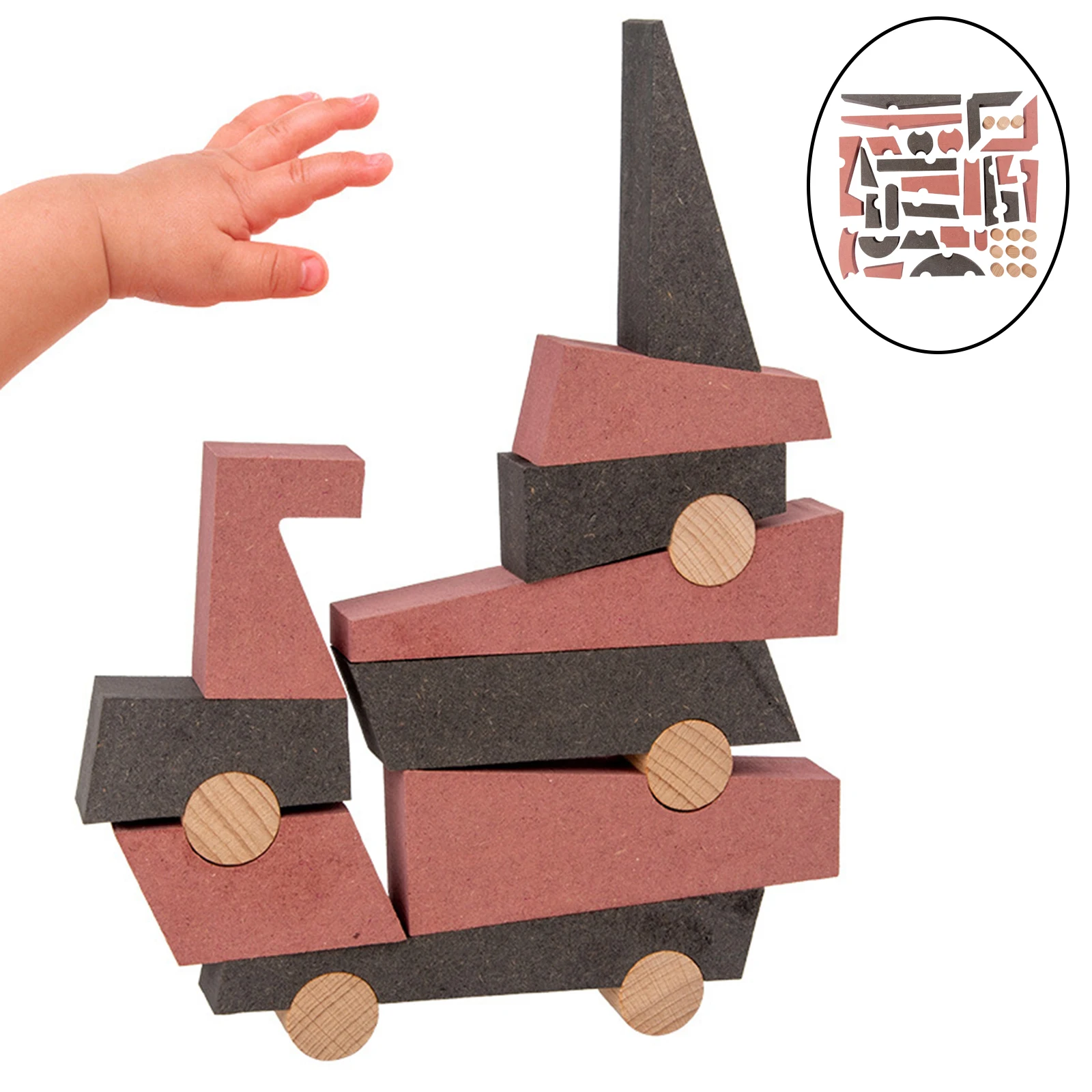 Montessori Kids Wooden Building Blocks Early Learning Toy Educational Creative Toys Baby Blocks Holidays Gift
Montessori Kids Wooden Building Blocks Early Learning Toy Educational Creative Toys Baby Blocks Holidays Gift
