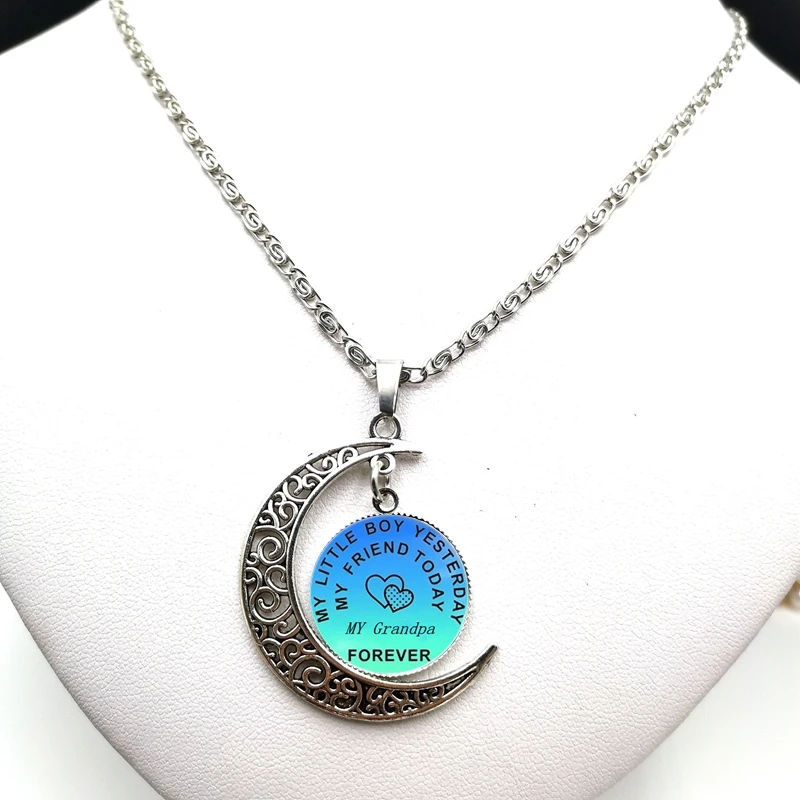 2020 Fashion Creative My Mom Gift Cabochon Glass Moon Pendant Clavicle Chain Necklace Birthday Gift
2020 Fashion Creative My Mom Gift Cabochon Glass Moon Pendant Clavicle Chain Necklace Birthday Gift
