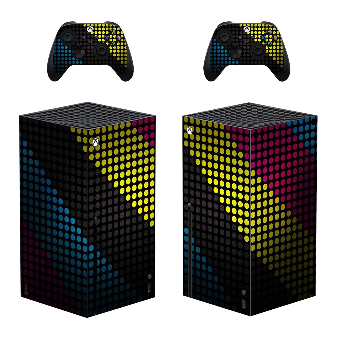 Оригинальная стильная наклейка Xbox серии X для консоли и 2 контроллера, наклейка, стиль 1
Оригинальная стильная наклейка Xbox серии X для консоли и 2 контроллера, наклейка, стиль 1