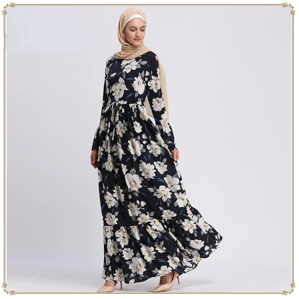 Abaya Autumn New Ladies Robe 2021 Middle East Dubai Saudi Arabia Lily Flower Print Long Dress Muslim Fashion Kaftan Clothing
Abaya Autumn New Ladies Robe 2021 Middle East Dubai Saudi Arabia Lily Flower Print Long Dress Muslim Fashion Kaftan Clothing