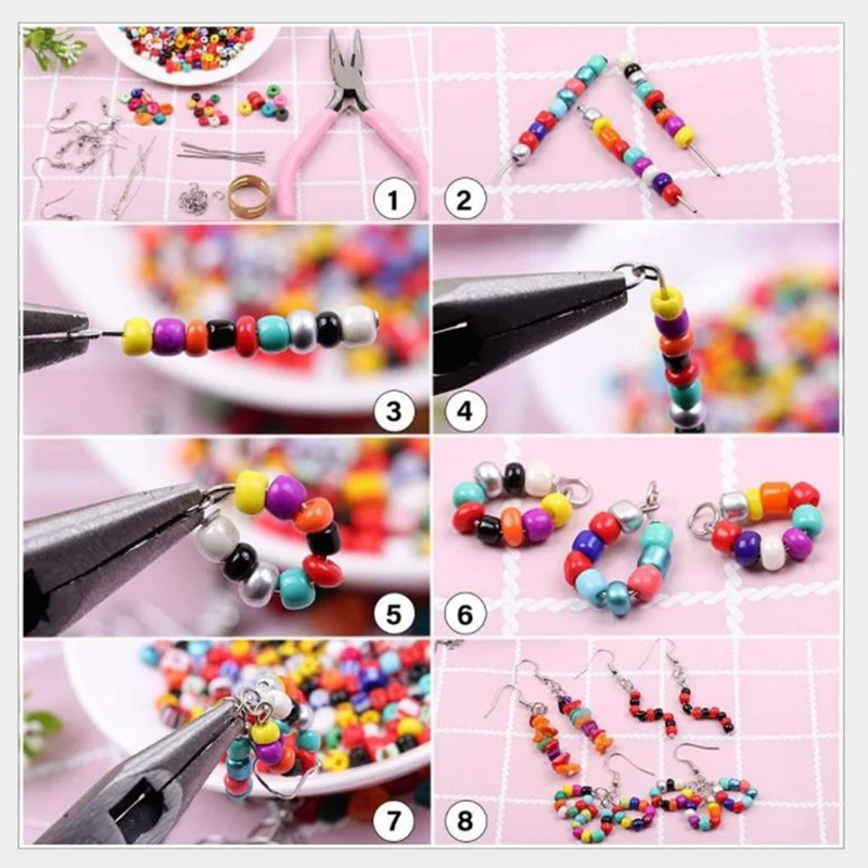 6294Pcs 4mm Glass Rice Beads Flower Beads Material Diy Handmade Beading Tools Bracelet Necklace Earring Making
6294Pcs 4mm Glass Rice Beads Flower Beads Material Diy Handmade Beading Tools Bracelet Necklace Earring Making