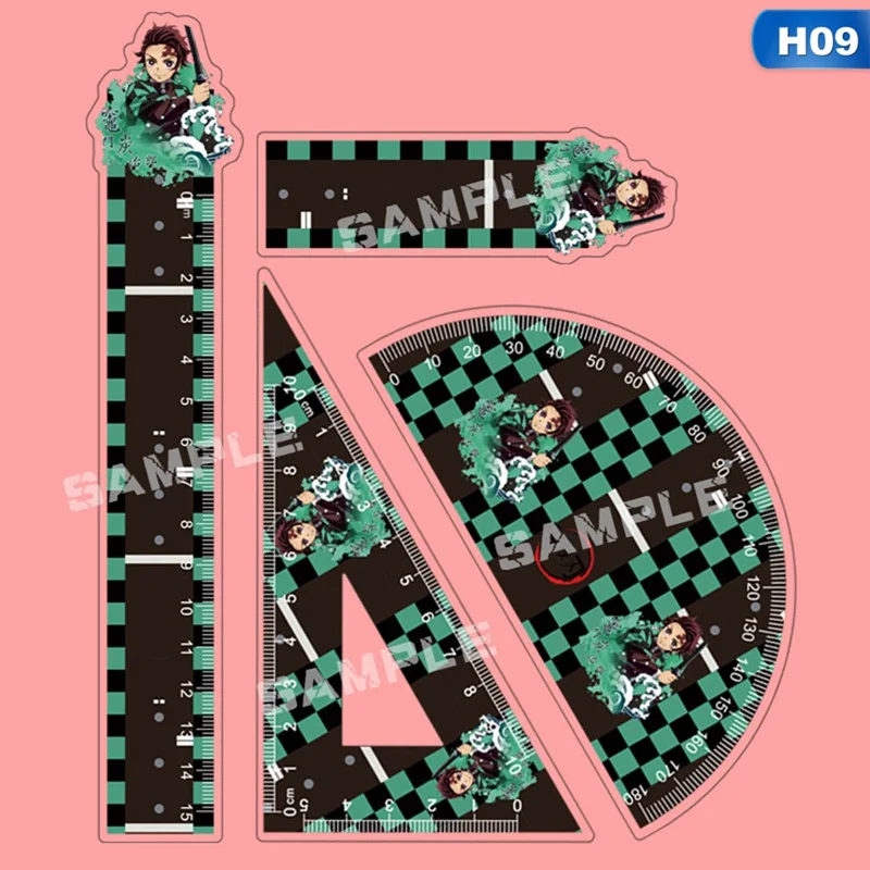 4Pcs/Set Anime Demon Slayer: Kimetsu No Yaiba Cosplay Ruler Set Measuring Scale Students Cartoon Measure Ruler School Supplies
4Pcs/Set Anime Demon Slayer: Kimetsu No Yaiba Cosplay Ruler Set Measuring Scale Students Cartoon Measure Ruler School Supplies
