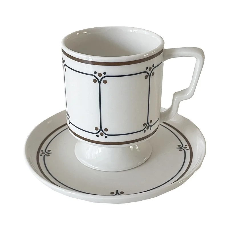 Ceramic Coffee Mug Set Milk Tea Cups & Saucers Creative Single Handle Kitchen Drinkware Utensil Birthday Present Wedding Gift
Ceramic Coffee Mug Set Milk Tea Cups & Saucers Creative Single Handle Kitchen Drinkware Utensil Birthday Present Wedding Gift