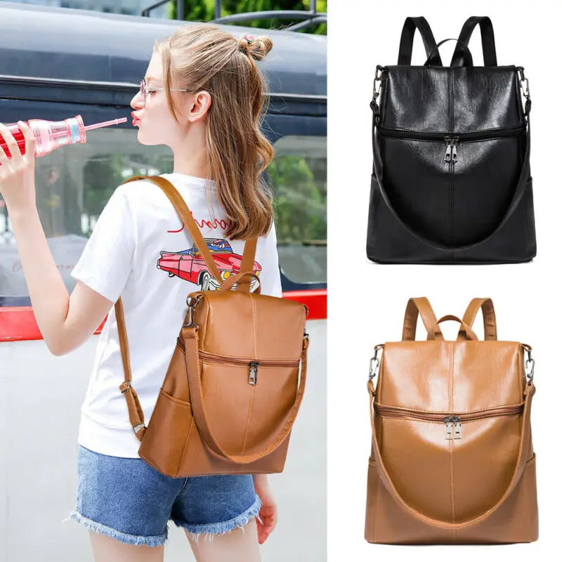 2019 new women's anti-theft backpack British style fashion PU leather Solid school bag casual portable travel shoulder bag
2019 new women's anti-theft backpack British style fashion PU leather Solid school bag casual portable travel shoulder bag