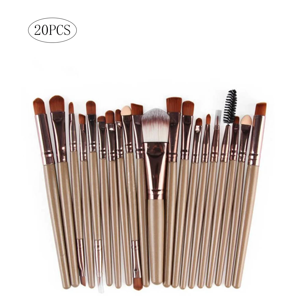 20 Pcs Multi-Function Professional Makeup Brushes Premium Nylon Bristle Cosmetic Brushes Portable Powder Foundation Concealer
20 Pcs Multi-Function Professional Makeup Brushes Premium Nylon Bristle Cosmetic Brushes Portable Powder Foundation Concealer