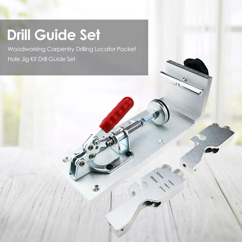 Wood Drill Guide Set Woodworking Hole Puncher Drilling Fixture Hole Jig Professional Aluminum Oblique Hole Drilling Locator
Wood Drill Guide Set Woodworking Hole Puncher Drilling Fixture Hole Jig Professional Aluminum Oblique Hole Drilling Locator