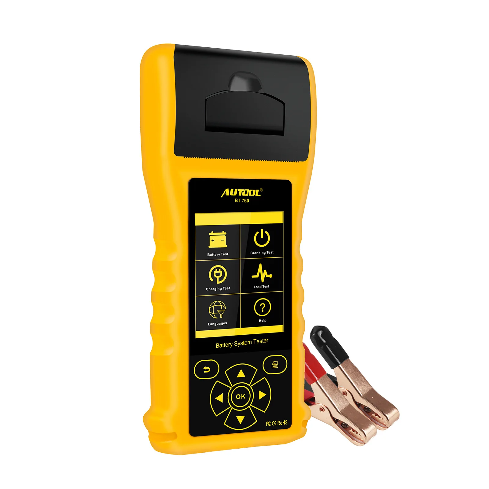 Car Battery Charging Tester Original A-u-t-o-o-l BT760 Vehicle Digital Analyzer Test Tools
Car Battery Charging Tester Original A-u-t-o-o-l BT760 Vehicle Digital Analyzer Test Tools