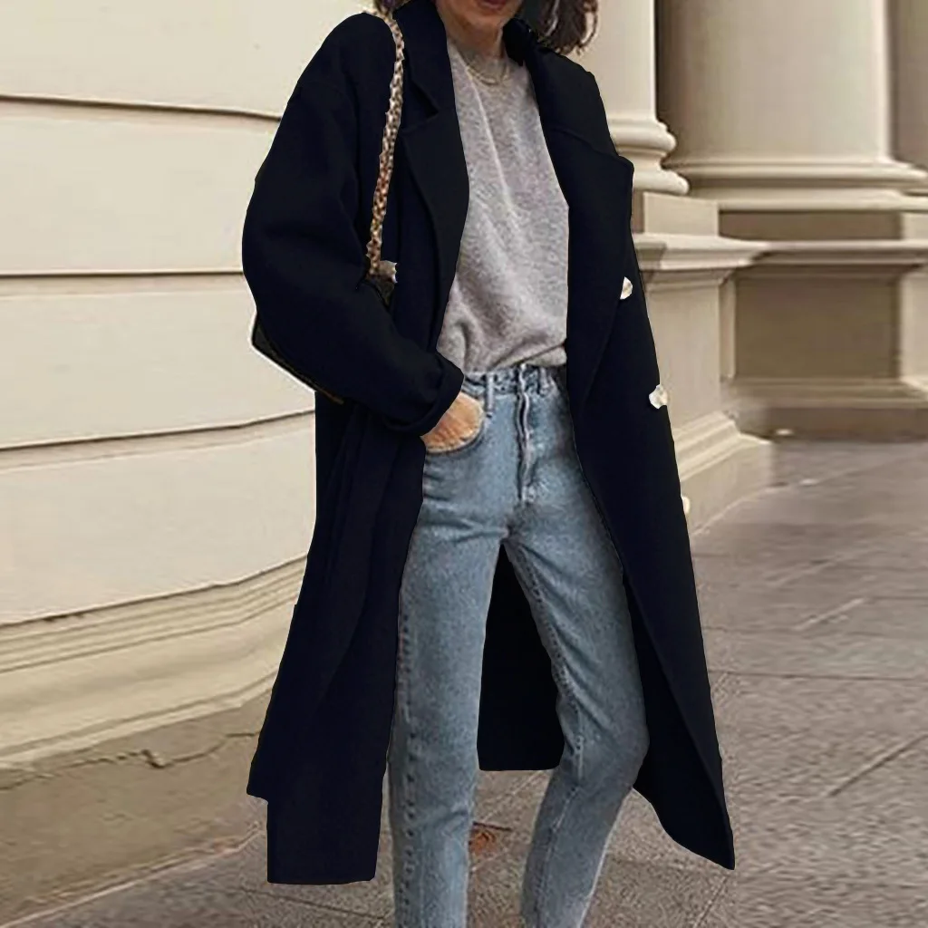 Women Trench New Autumn Winter Streetwear Shooting Womens Windbreaker Double-sided Woolen Coat Double-breasted Overcoat Cardigan
Women Trench New Autumn Winter Streetwear Shooting Womens Windbreaker Double-sided Woolen Coat Double-breasted Overcoat Cardigan
