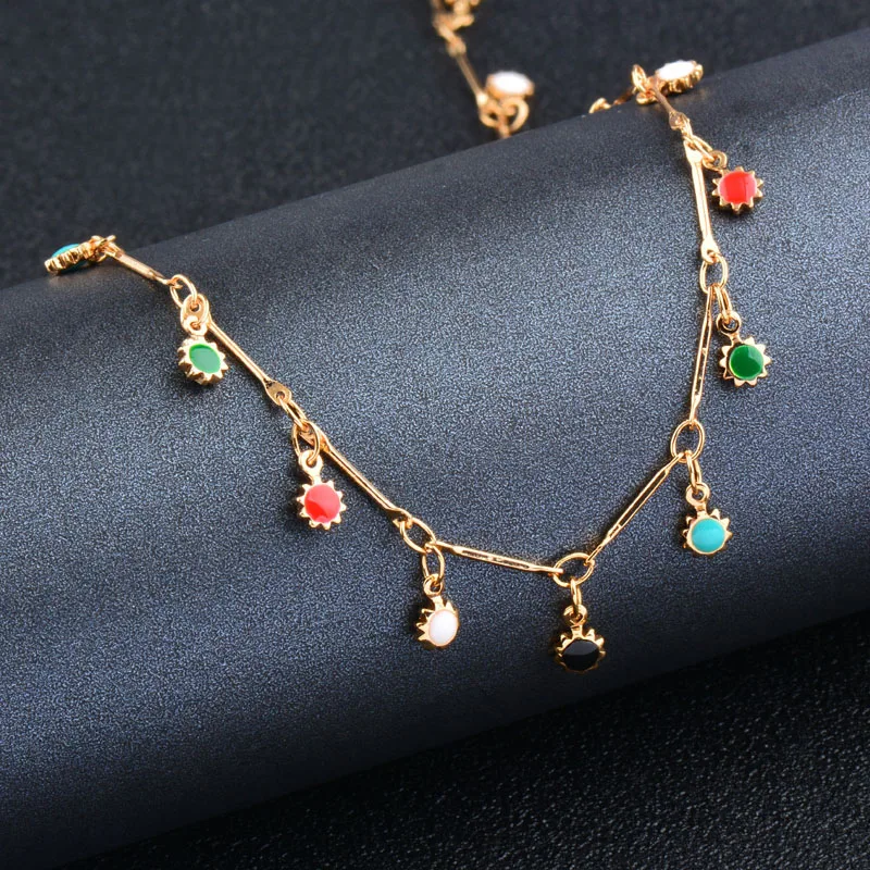 SINLEERY korean style Star Flower Teardrop Necklace For Women Gold Color Red Green Black Enamel Choker Neck Jewelry XL600 SSP
SINLEERY korean style Star Flower Teardrop Necklace For Women Gold Color Red Green Black Enamel Choker Neck Jewelry XL600 SSP