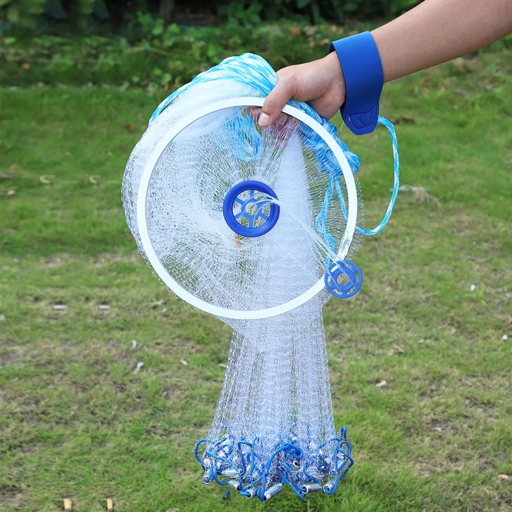 Outdoor Nylon Monofilament American Style Cast Hand Throw Fishing Mesh Net (2.4m)
Outdoor Nylon Monofilament American Style Cast Hand Throw Fishing Mesh Net (2.4m)