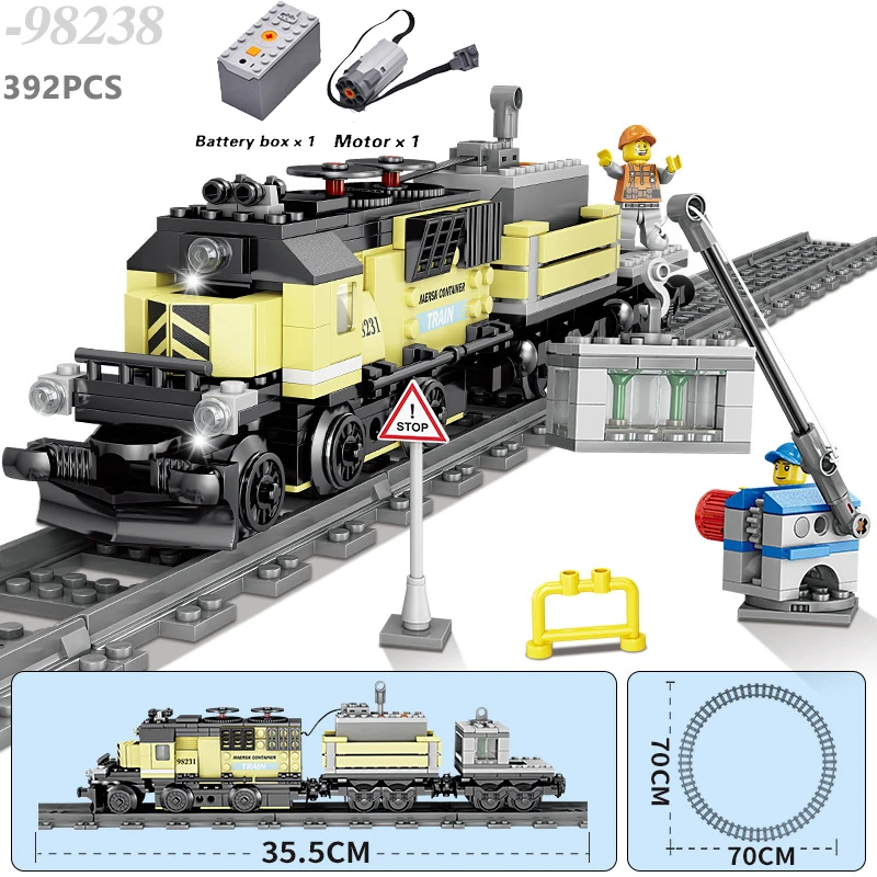 Electric Train With Round Track Compatible Major Brand Toys Island Building Block Road Classic Collections
Electric Train With Round Track Compatible Major Brand Toys Island Building Block Road Classic Collections