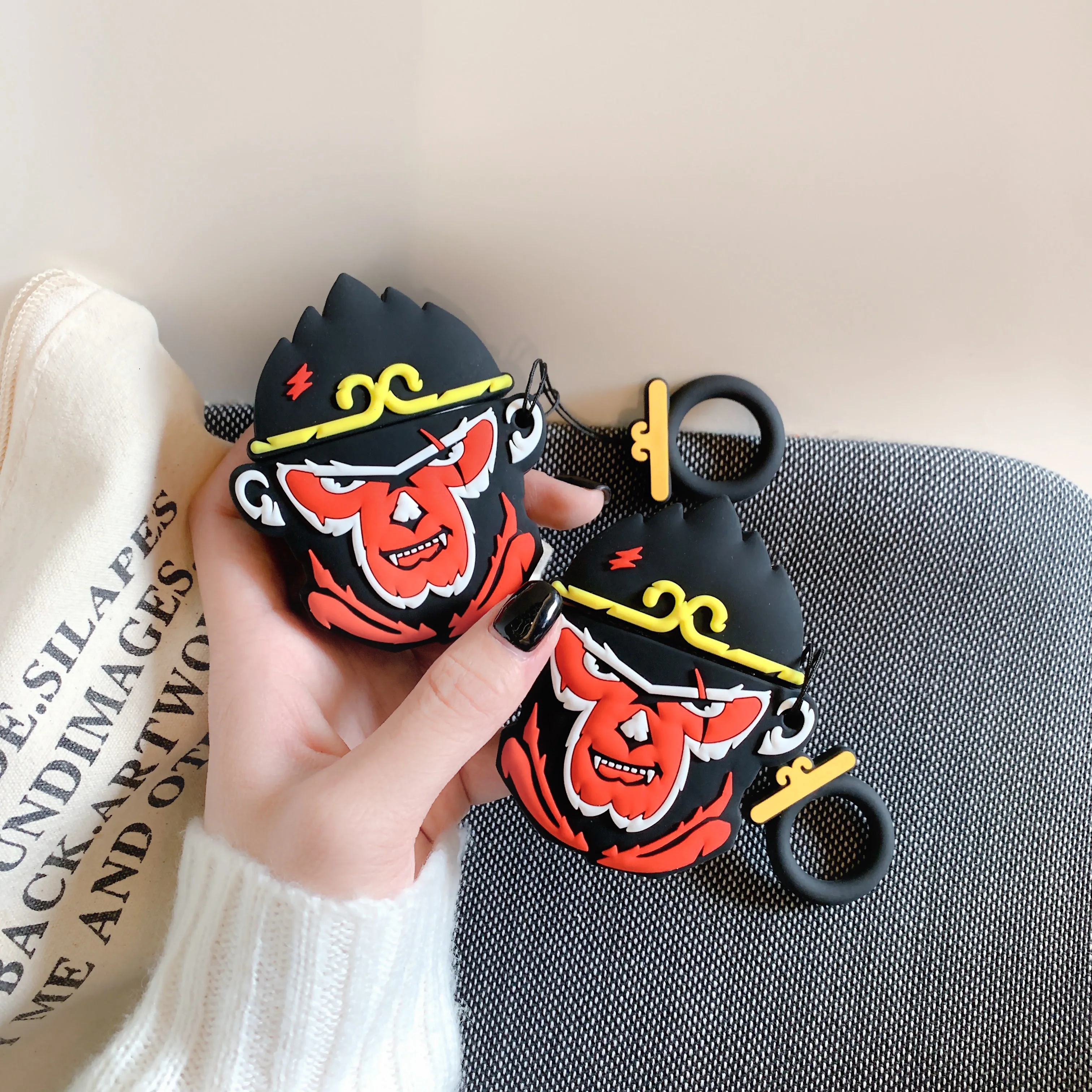 Чехол с рисунком обезьяны для Airpods, милый мягкий силиконовый чехол для наушников Apple Air Pods, чехол для беспроводных наушников, сумки
Чехол с рисунком обезьяны для Airpods, милый мягкий силиконовый чехол для наушников Apple Air Pods, чехол для беспроводных наушников, сумки