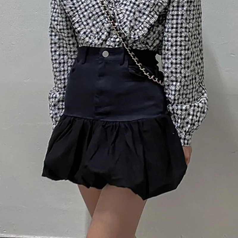 Korean Sweet High Waist Slim Denim Kawaii Skirt Summer Cottagecore New Fashion Fluffy Flower Bud Short Girl Stitching Skirt 2021
Korean Sweet High Waist Slim Denim Kawaii Skirt Summer Cottagecore New Fashion Fluffy Flower Bud Short Girl Stitching Skirt 2021