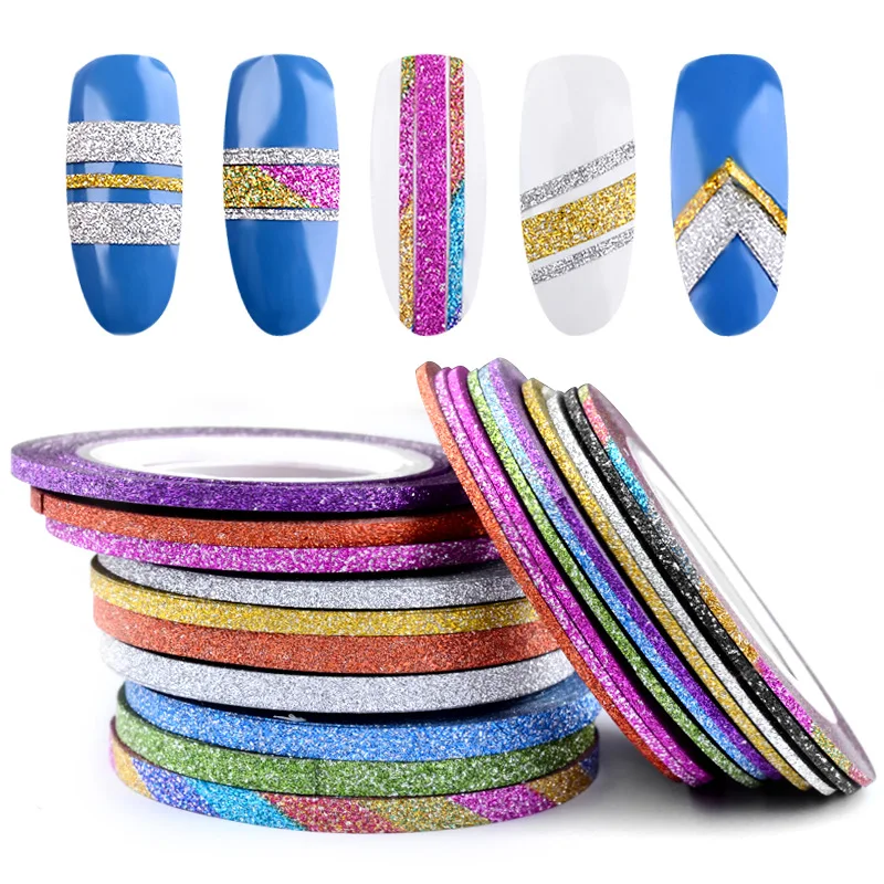10-color nail art frosted gold and silver thread self-adhesive nail paint line with adhesive nail art decorations
10-color nail art frosted gold and silver thread self-adhesive nail paint line with adhesive nail art decorations