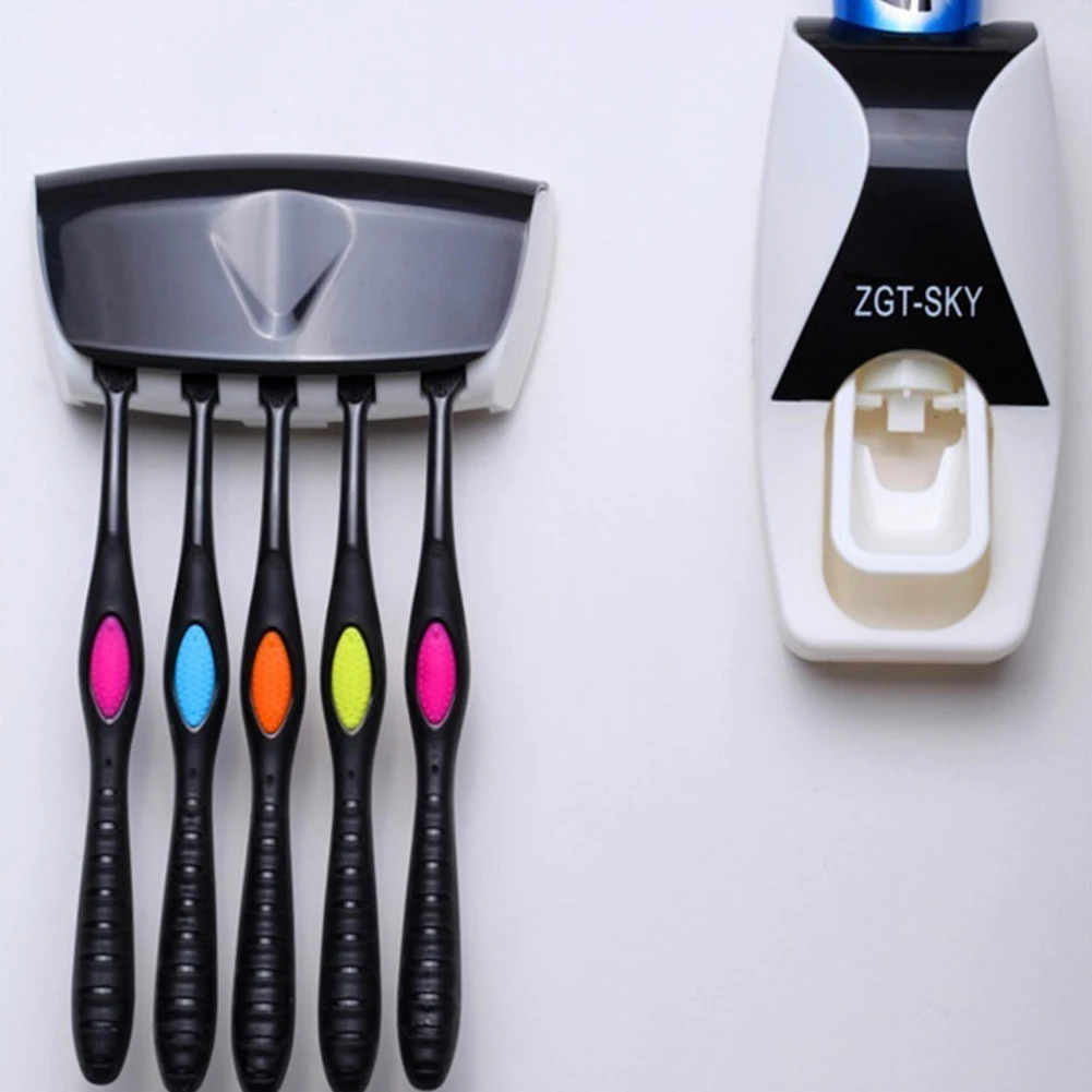 New Automatic Auto Toothpaste Dispenser +Toothbrush Holder Wall-mounted Auto Toothpaste Holder Dispenser Toothbrush Storage rack
New Automatic Auto Toothpaste Dispenser +Toothbrush Holder Wall-mounted Auto Toothpaste Holder Dispenser Toothbrush Storage rack