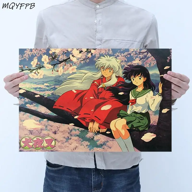 Anime Inuyasha Kraft Paper Poster Home Room Bedroom Wall Decoration Painting Core 50.5x35cm
Anime Inuyasha Kraft Paper Poster Home Room Bedroom Wall Decoration Painting Core 50.5x35cm