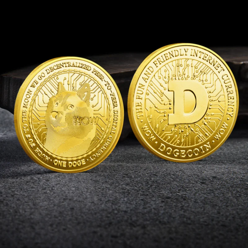 Dogecoin Gold & Sliver Plated Commemorative Coin Collectibles Dogecoin US Coins Alloy Plating Tokened Craft Gift #7
Dogecoin Gold & Sliver Plated Commemorative Coin Collectibles Dogecoin US Coins Alloy Plating Tokened Craft Gift #7