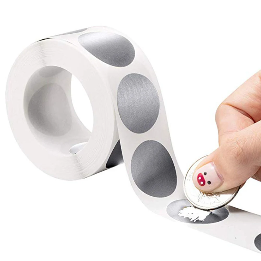 300pcsSelf-adhesive Circular Scraper Sticker Tape Prize Or Label Sticker for Party Stickers
300pcsSelf-adhesive Circular Scraper Sticker Tape Prize Or Label Sticker for Party Stickers