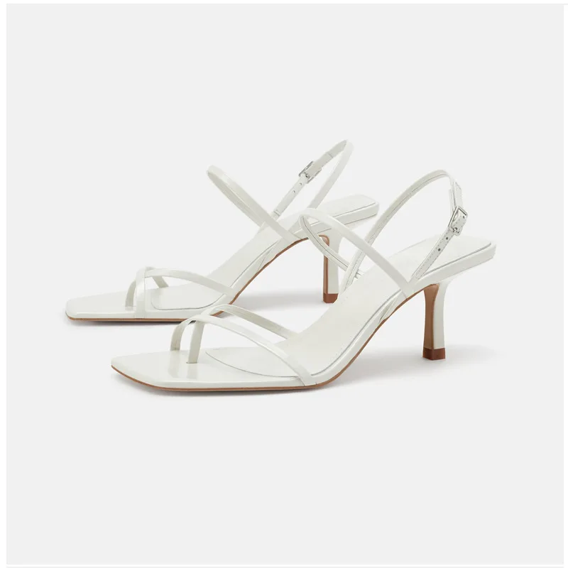 ZA 2022 Summer New White One Word With Fashion Square Toe Buckle High Heels Sexy Muller Sandals And Slippers Women Shoes Luxury
ZA 2022 Summer New White One Word With Fashion Square Toe Buckle High Heels Sexy Muller Sandals And Slippers Women Shoes Luxury
