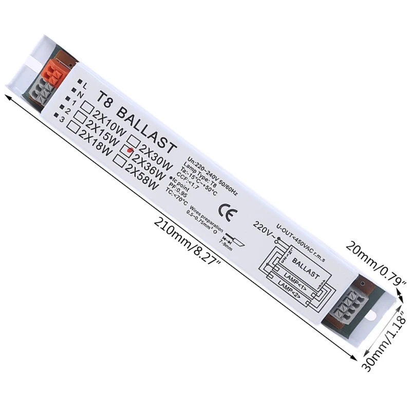 220-240V AC 2x36W широкий напряжение T8 электронный балласт флуоресцентная лампа P9JE
220-240V AC 2x36W широкий напряжение T8 электронный балласт флуоресцентная лампа P9JE