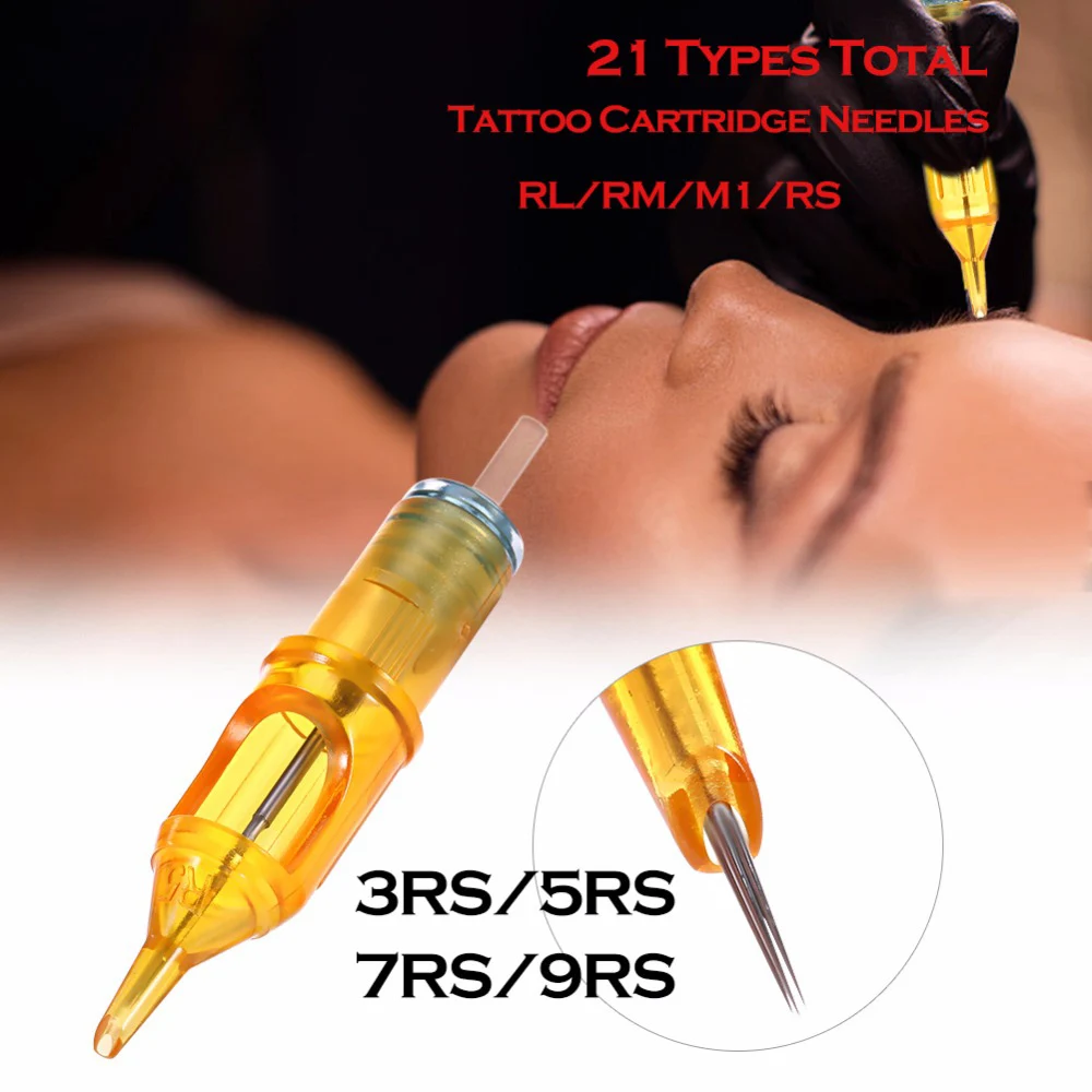 Hot Sale 10pcs Sterilized Disposable Tattoo Cartridge Needle RL/RM/M1/RS Semi Permanent Makeup Machine Accessory 3RS/5RS/7RS/9RS
Hot Sale 10pcs Sterilized Disposable Tattoo Cartridge Needle RL/RM/M1/RS Semi Permanent Makeup Machine Accessory 3RS/5RS/7RS/9RS