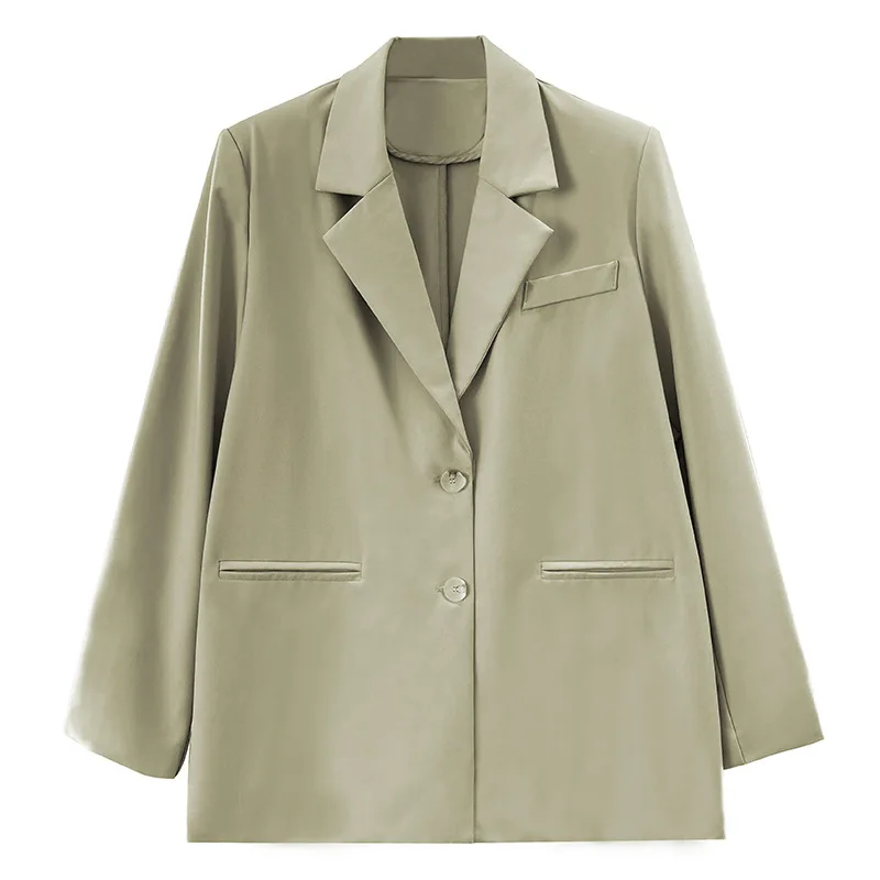 Yeeloca Design Sense Thin Suit Coat 2021 New Summer Women's Solid Notched Casual Blazers Korean Sunscreen Office Lady Top
Yeeloca Design Sense Thin Suit Coat 2021 New Summer Women's Solid Notched Casual Blazers Korean Sunscreen Office Lady Top