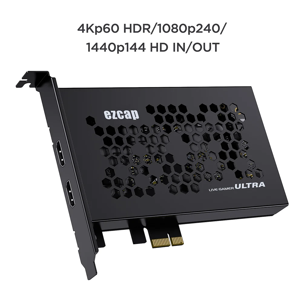Ezcap324/323 HDMI Game Video Capture Card Converter PCI-E 4K HDR PCIE HDMI Grabber Record Box for Live Broadcasts Recording
Ezcap324/323 HDMI Game Video Capture Card Converter PCI-E 4K HDR PCIE HDMI Grabber Record Box for Live Broadcasts Recording