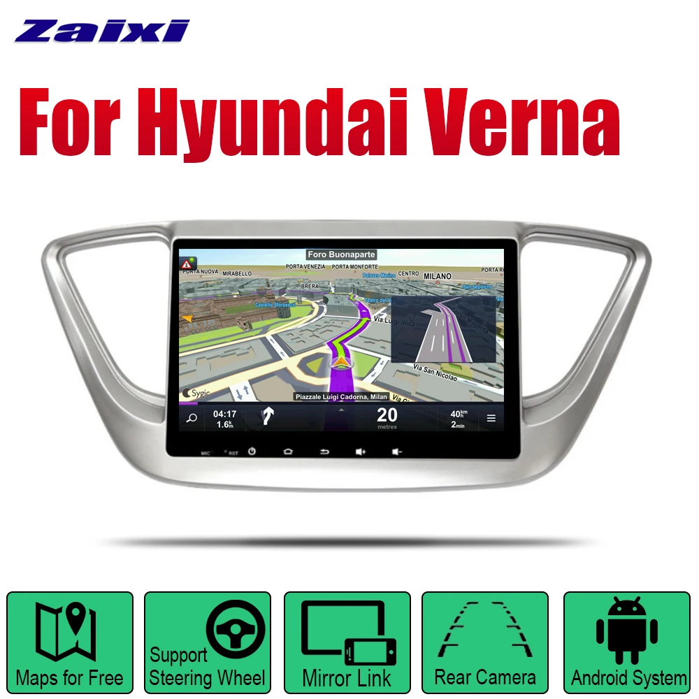 Автомобильный радиоприемник ZaiXi Android, стерео, GPS-навигация для Hyundai Verna 2016 ~ 2019, Bluetooth, Wi-Fi, 2din, автомобильный радиоприемник, стерео, мультимедиа
Автомобильный радиоприемник ZaiXi Android, стерео, GPS-навигация для Hyundai Verna 2016 ~ 2019, Bluetooth, Wi-Fi, 2din, автомобильный радиоприемник, стерео, мультимедиа