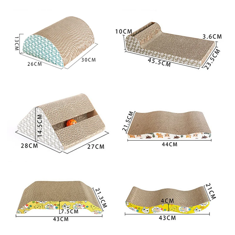 Corrugated Paper Cat Scratch Board Catnip Cat Scratching Pad Pet Cat Toys Pet Supplies
Corrugated Paper Cat Scratch Board Catnip Cat Scratching Pad Pet Cat Toys Pet Supplies
