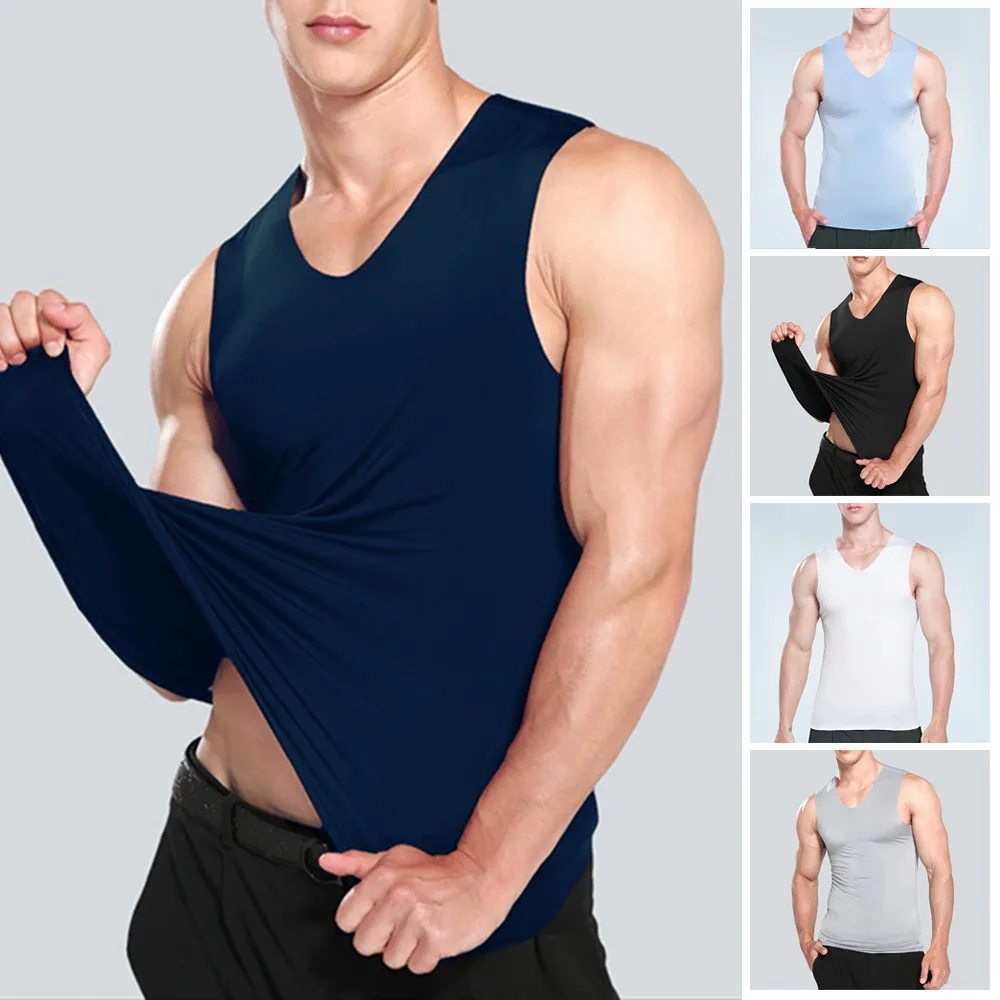 Men Casual Gym Muscle Sleeveless Tank Top Body Building Sport Fitness Vest V Neck Man T-shirt For Male T-shirts 2021 Summer Hot
Men Casual Gym Muscle Sleeveless Tank Top Body Building Sport Fitness Vest V Neck Man T-shirt For Male T-shirts 2021 Summer Hot