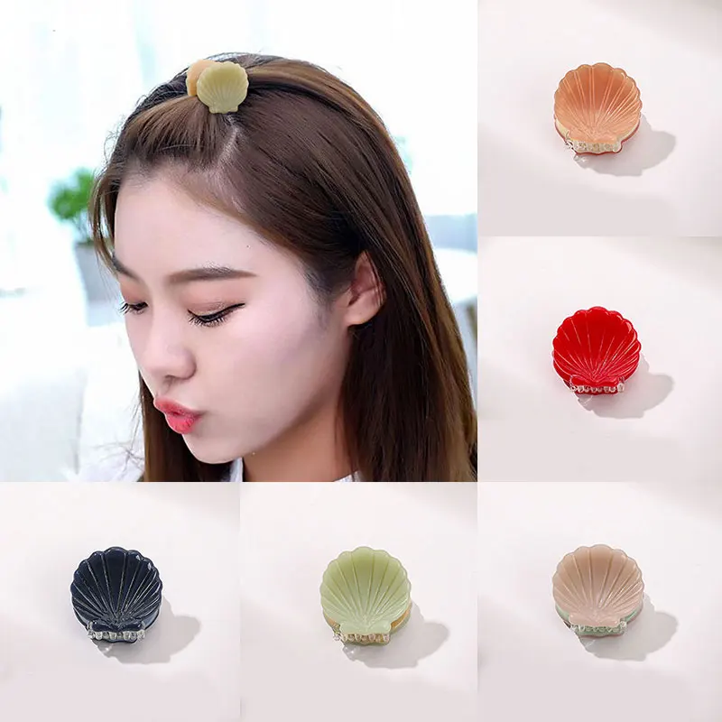 Korea Women Shell Hair Claws Mini Flash Candy Color Hair Clip for Women Barrettes Hairpins Crab Claw Hair Accessories for Women
Korea Women Shell Hair Claws Mini Flash Candy Color Hair Clip for Women Barrettes Hairpins Crab Claw Hair Accessories for Women