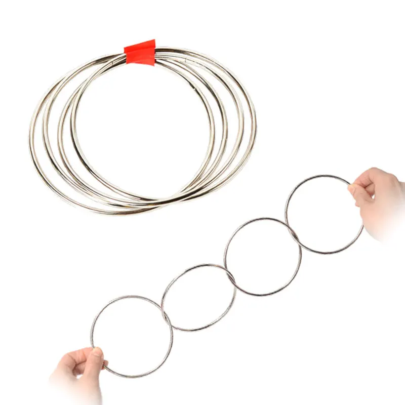 4pcs Magic Toy Metal Rings Classic Linking Iron Hoops Fun Magic Trick Playing Props Toys Tools Close-up Magic Tools Supplies
4pcs Magic Toy Metal Rings Classic Linking Iron Hoops Fun Magic Trick Playing Props Toys Tools Close-up Magic Tools Supplies