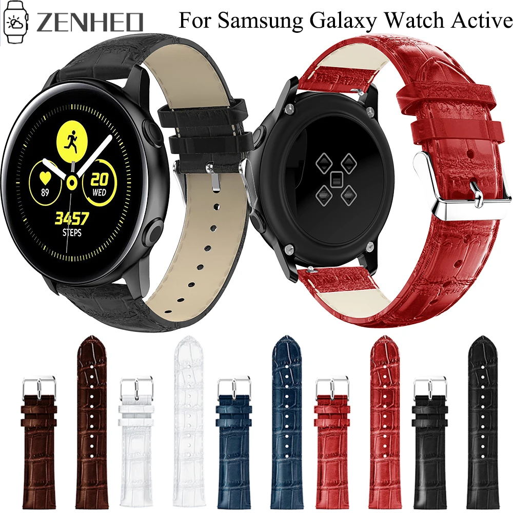 20mm Leather Strap For Samsung Galaxy Watch Active Smart Watch Band Replacement Watchband for Xiaomi Huami Amazfit GTS/GTR 42mm
20mm Leather Strap For Samsung Galaxy Watch Active Smart Watch Band Replacement Watchband for Xiaomi Huami Amazfit GTS/GTR 42mm