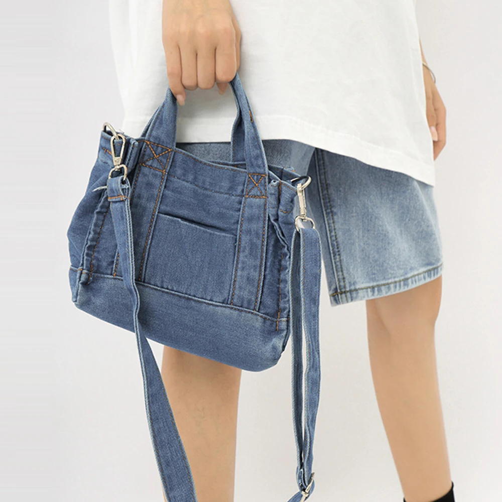 Fashion Denim Tote Shopper Bags for Women 2021 Designer Brands Canvas Jeans Handbags Small Shoulder Crossbody Bags Female Purse
Fashion Denim Tote Shopper Bags for Women 2021 Designer Brands Canvas Jeans Handbags Small Shoulder Crossbody Bags Female Purse