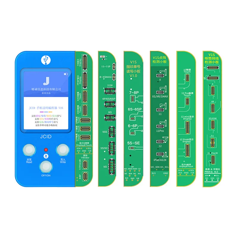 ЖК программатор JC V1S для телефона 7 7P 8 X XS 11 Pro MAX 12 сканер отпечатков пальцев