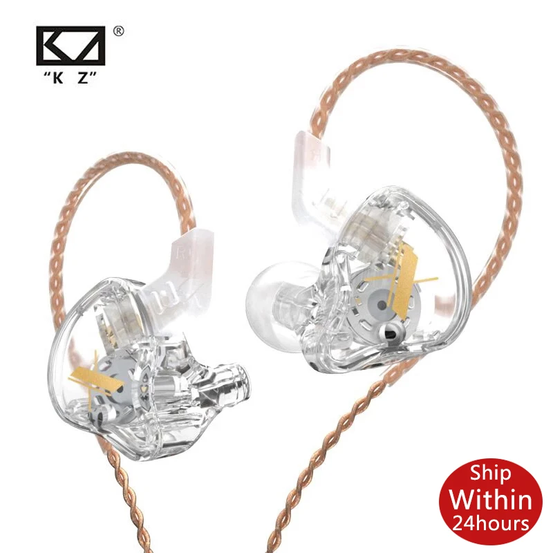 

KZ EDX Dynamic Drive In-Ear Headphone Earplugs HiFi Hi-Fi Audiophile Music Earphone Earbuds Detachable Cable