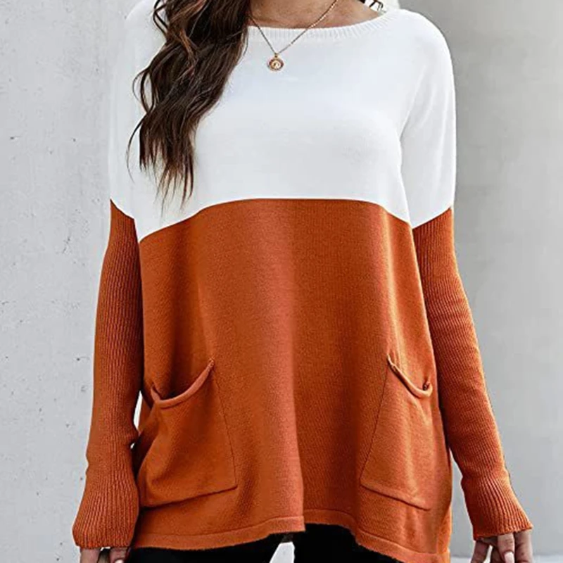 Свитер женский трикотажный с длинным рукавом, на осень/зиму
Свитер женский трикотажный с длинным рукавом, на осень/зиму