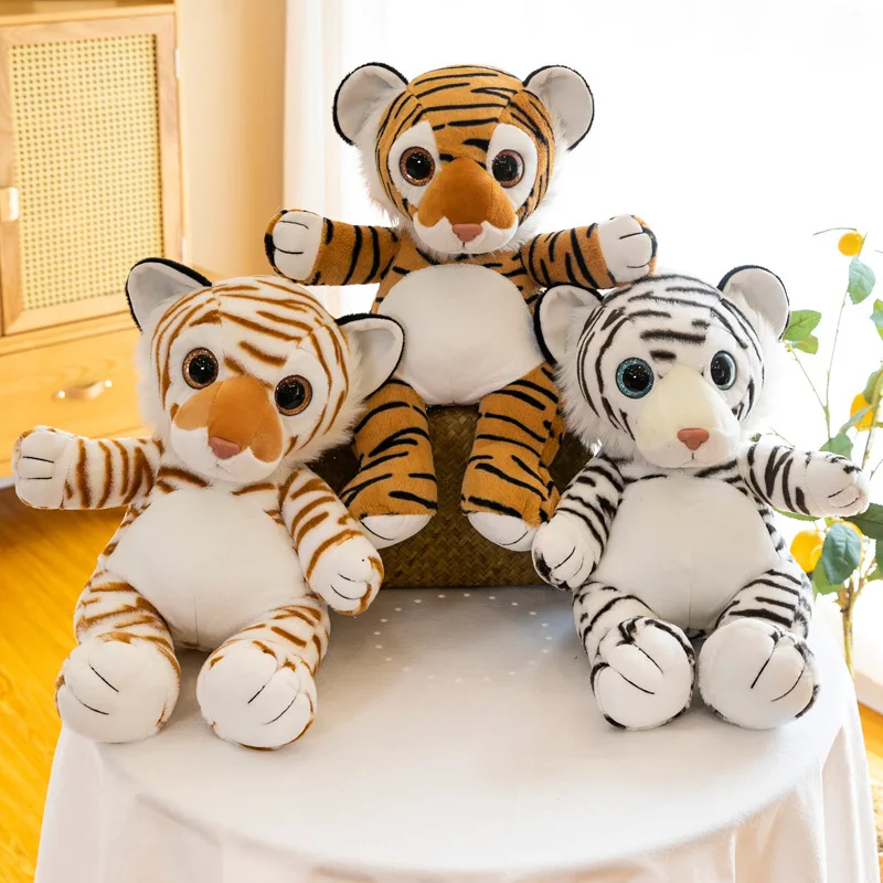 Hot Sale Simulation Baby Tiger Plush Toy Doll Stuffed Soft Wild Animal Forest Tiger Pillow Dolls For Children Kids Birthday Gift
Hot Sale Simulation Baby Tiger Plush Toy Doll Stuffed Soft Wild Animal Forest Tiger Pillow Dolls For Children Kids Birthday Gift