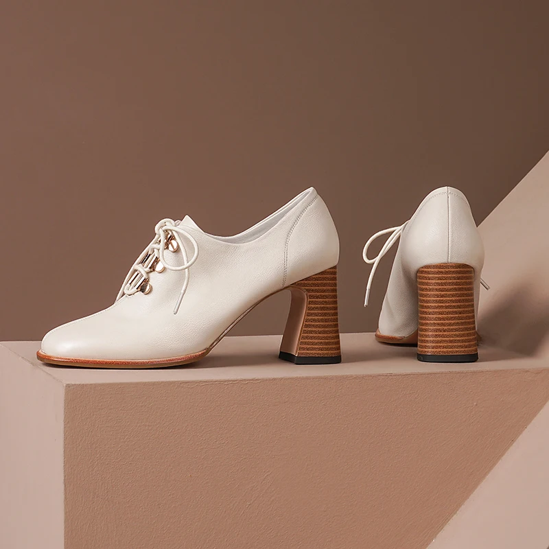 Elegant Wedding Basic Women's Shoes Fashion lace up Shoes Woman 2020 Autumn Newest Square Toe Thick high Heels Pumps Female
Elegant Wedding Basic Women's Shoes Fashion lace up Shoes Woman 2020 Autumn Newest Square Toe Thick high Heels Pumps Female