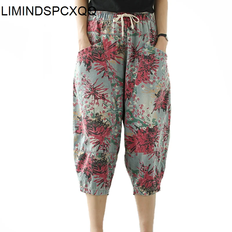 LIMINDSPCXQQ Women's Elastic Jeans, Summer Fashion Retro Printed Casual Pants, 2021Elastic Waist Loose Women's Harem Pants
LIMINDSPCXQQ Women's Elastic Jeans, Summer Fashion Retro Printed Casual Pants, 2021Elastic Waist Loose Women's Harem Pants