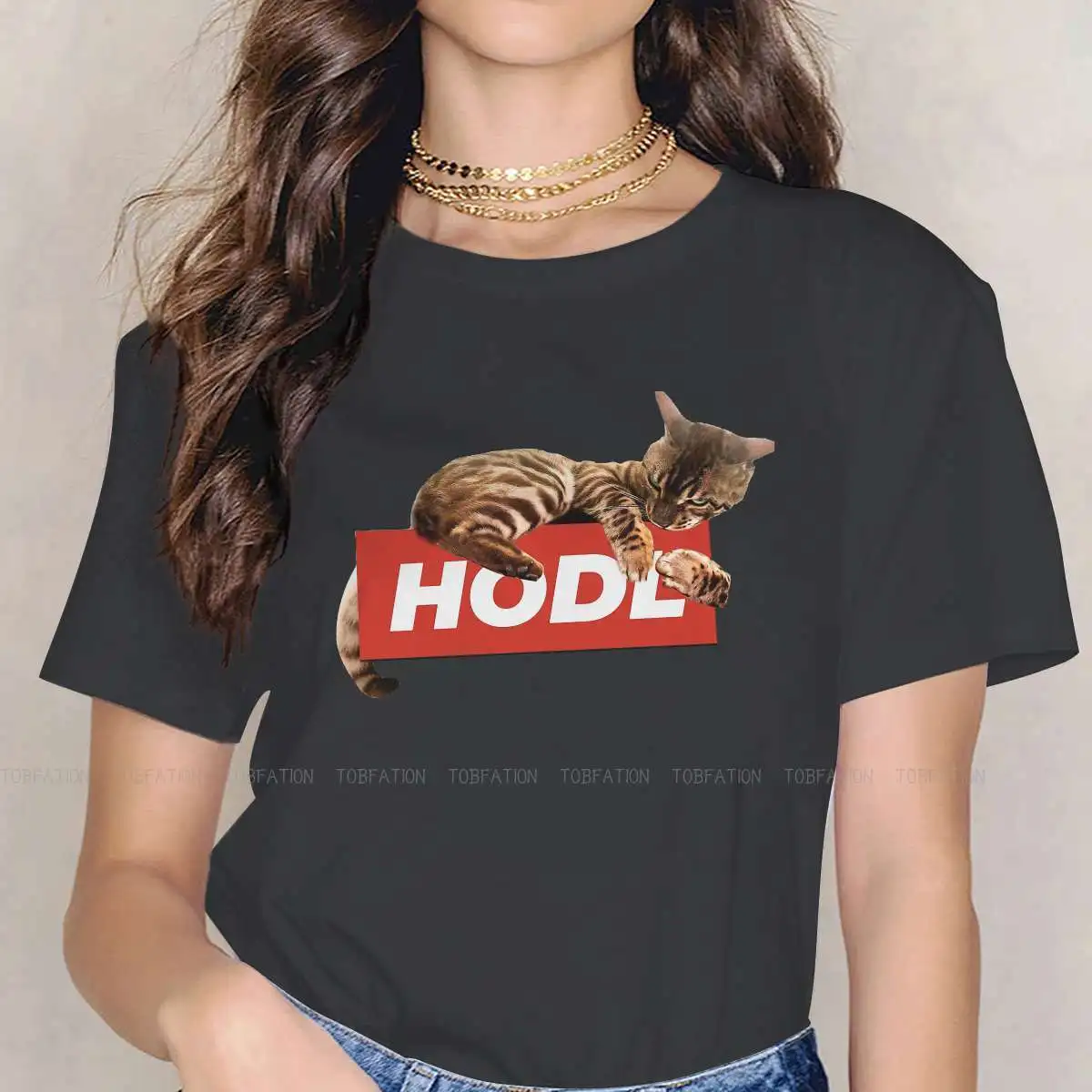 Cat Hodl Women's T Shirt Bitcoin Cryptocurrency Miners Meme Ladies Tees Harajuku O-neck Tops Graphic Tshirt Loose 5XL Vogue
Cat Hodl Women's T Shirt Bitcoin Cryptocurrency Miners Meme Ladies Tees Harajuku O-neck Tops Graphic Tshirt Loose 5XL Vogue