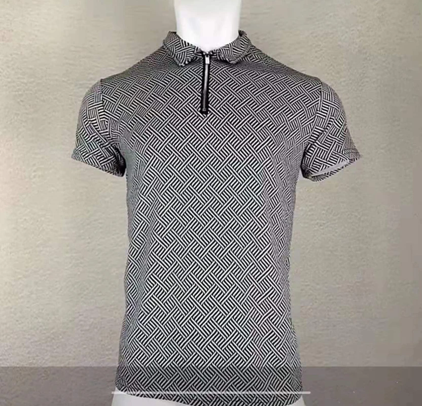 Summer Oversized Men Polo Shirt Shorts Sleeve Zipper Lattice Prismatic Male Fashion Casual Polo Tee Shirt Tops Loose Shirt Men
Summer Oversized Men Polo Shirt Shorts Sleeve Zipper Lattice Prismatic Male Fashion Casual Polo Tee Shirt Tops Loose Shirt Men