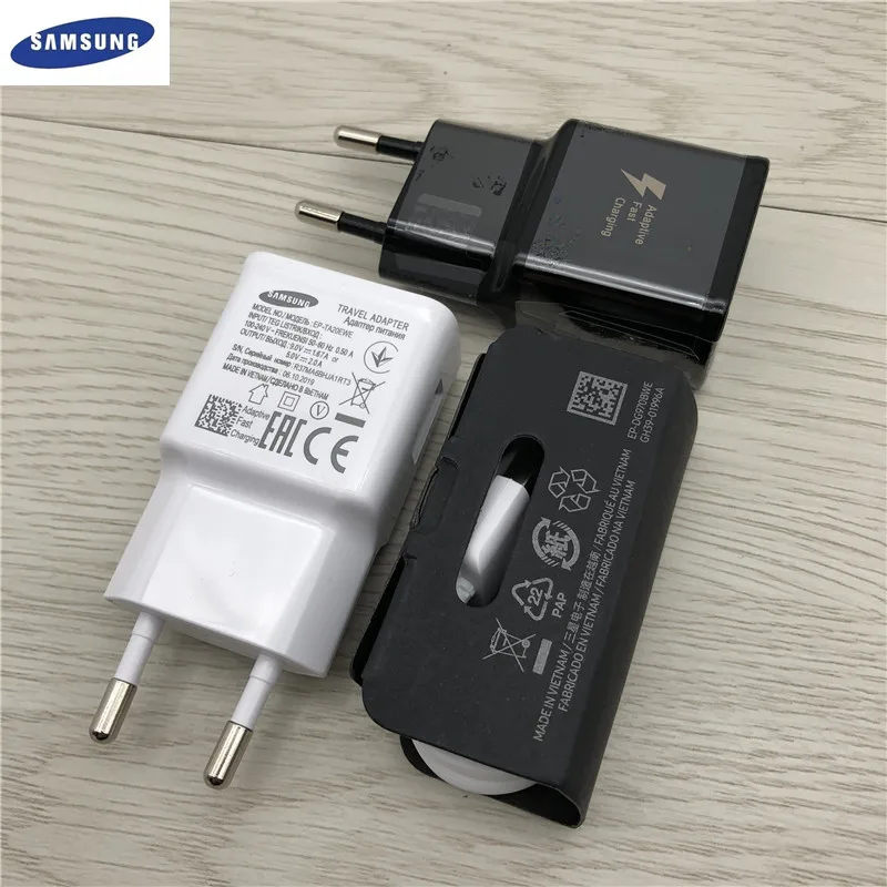 Быстрое зарядное устройство Samsung S10 адаптер для путешествий 9 В/1 67 А кабель Type-C Galaxy