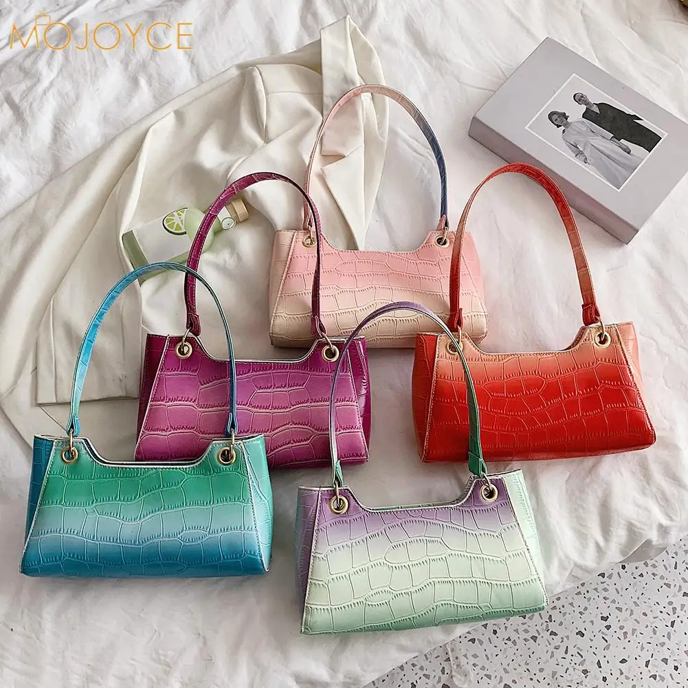 Fashion Exquisite Shopping Bag Leisure Women Alligator Pattern Gradient Color 2021 Summer Fashion Women Bags
Fashion Exquisite Shopping Bag Leisure Women Alligator Pattern Gradient Color 2021 Summer Fashion Women Bags